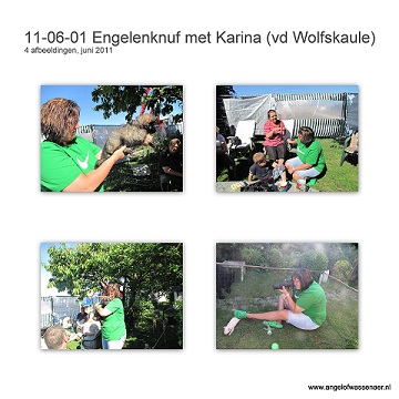ODH Kennel vd Wolfskaule (uit Duitsland) is de fokker van Aramis-Kansas, zij komt de Elf bewonderen